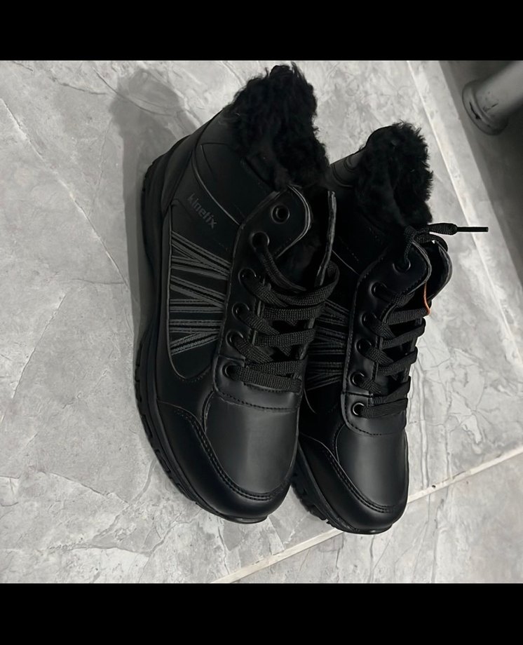 Kinetix Siyah Erkek Biker Bot 37 numara - Görsel 4