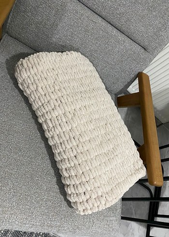 Pufi el Örgü Çocuk Battaniyesi - Görsel 7