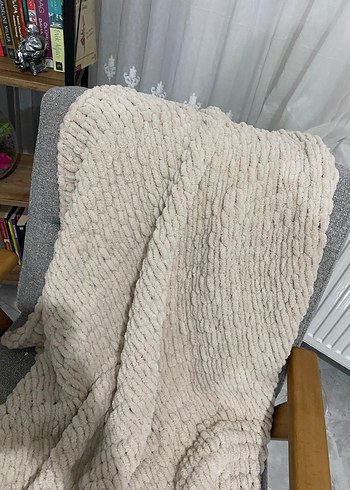 Pufi el Örgü Çocuk Battaniyesi - Görsel 8