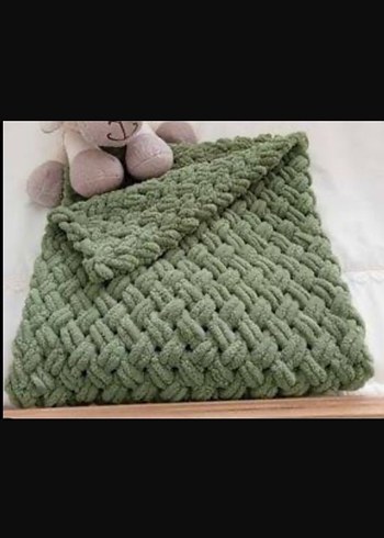 Püfi Örgü Çocuk Battaniyesi - Görsel 7