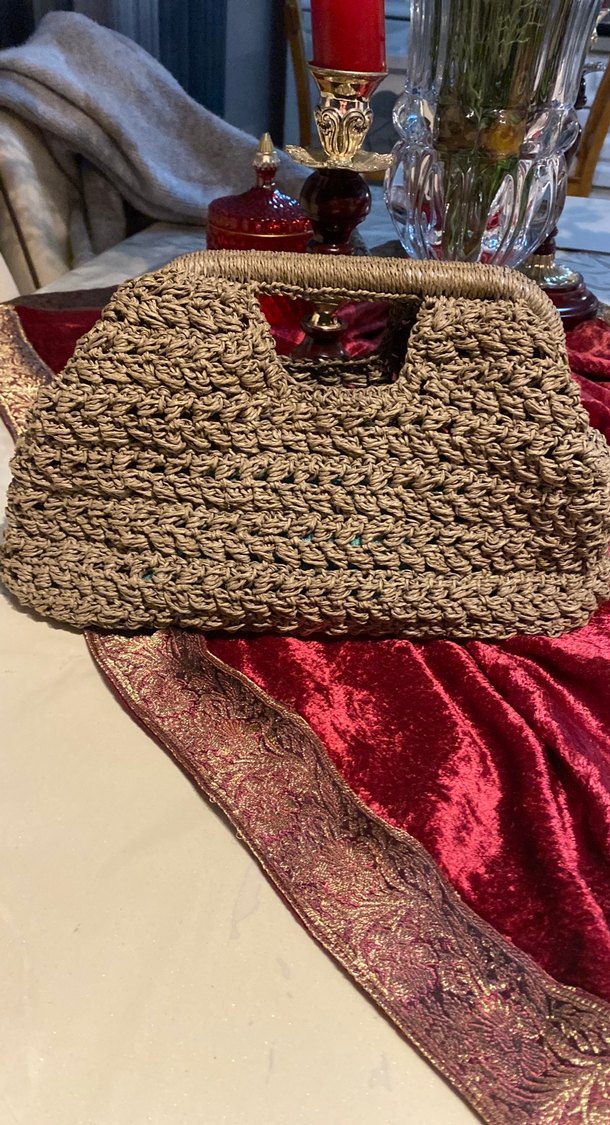 Örgü Bohem Kadın Çantası - Görsel 2