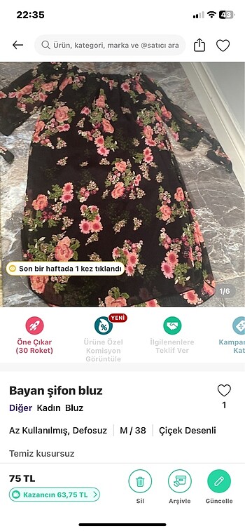m Beden çeşitli Renk Bayan şifon bluz