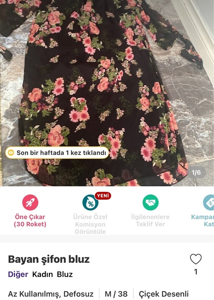 Bayan şifon bluz - Görsel 4