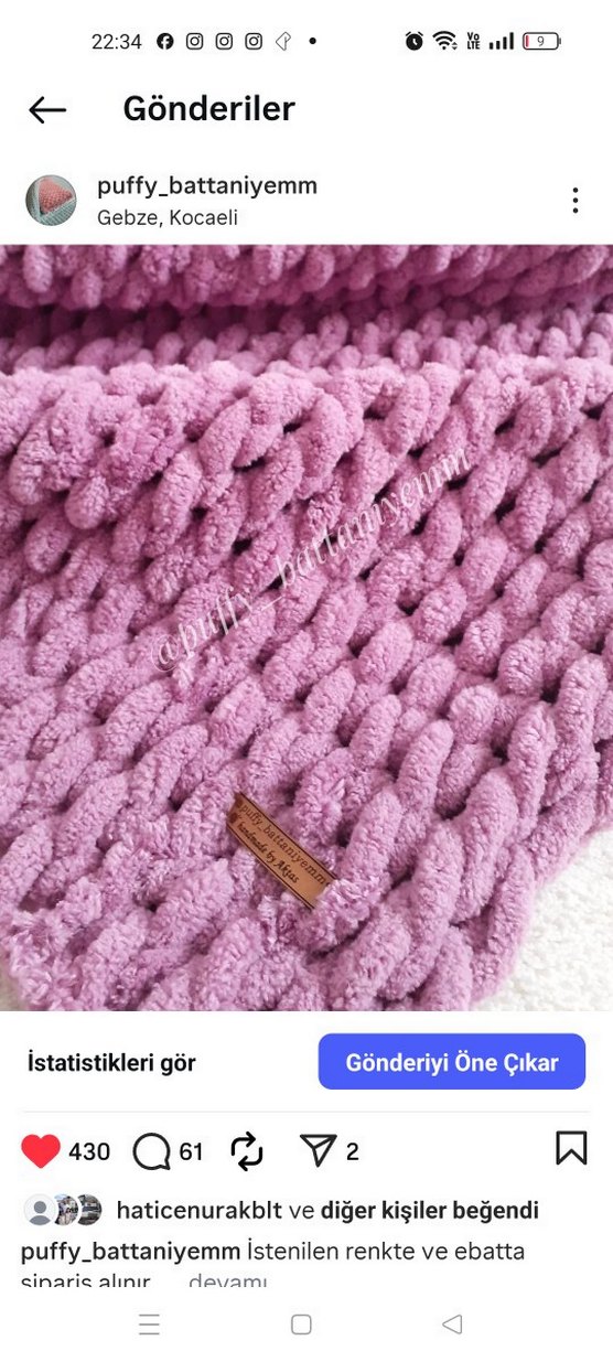 Çocuk Battaniyesi Alize Puffy - Görsel 2