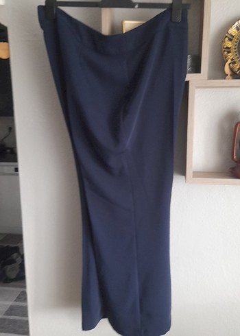 Lacivert Uzun Kollu Salaş Abiye Takım - Görsel 5