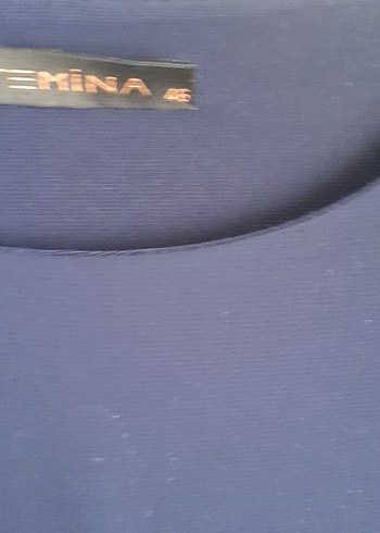 Lacivert Uzun Kollu Salaş Abiye Takım - Görsel 3