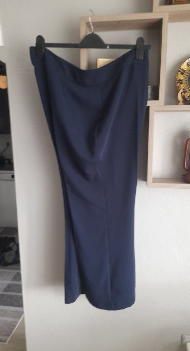 Lacivert Uzun Kollu Salaş Abiye Takım - Görsel 5