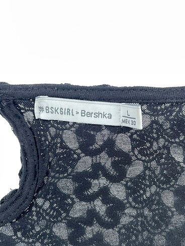 l Beden siyah Renk Bershka Bluz %70 İndirimli.
