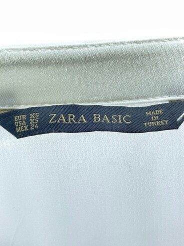 xs Beden beyaz Renk Zara Gömlek %70 İndirimli.