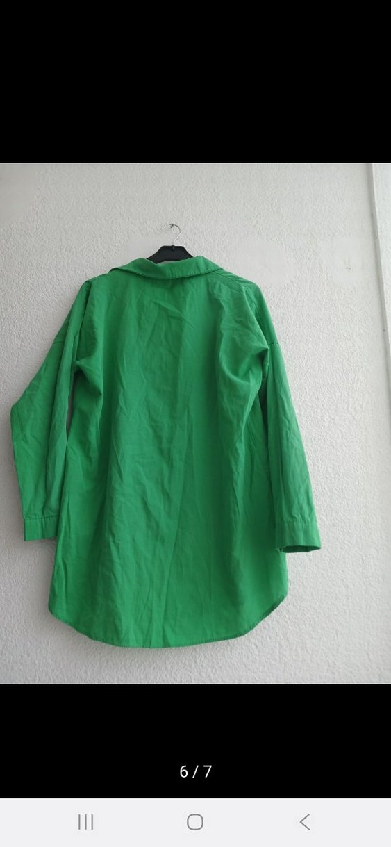 Yeşil Düğmeli Gömlek - Görsel 3