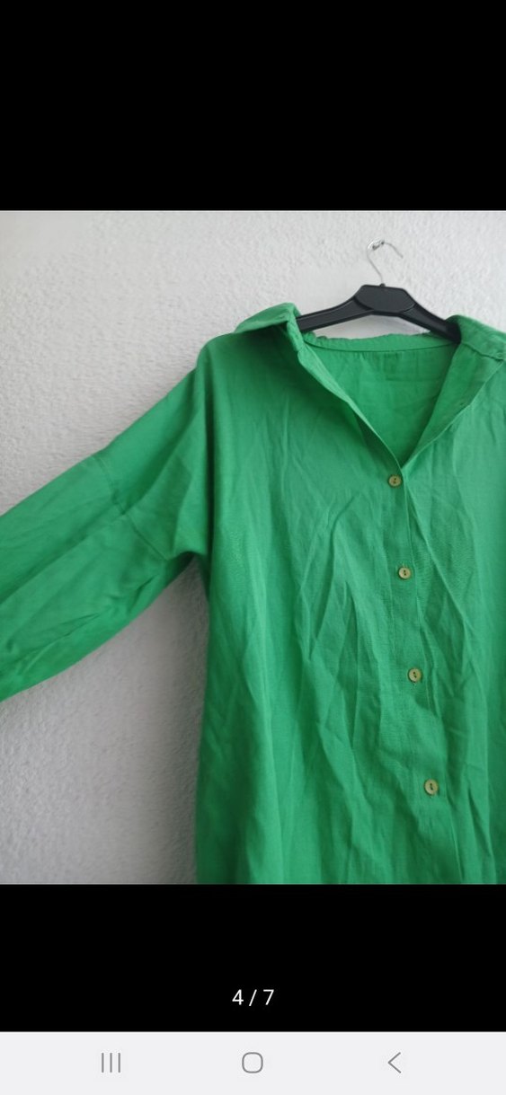 Yeşil Düğmeli Gömlek - Görsel 2