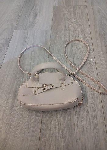 Beyaz Deri Kadın Çanta - Görsel 4