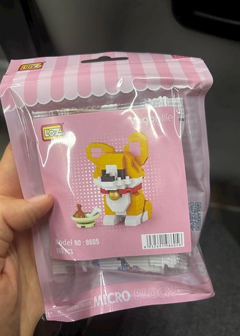 LOZ Mikro Blok Pembemsi Köpek Seti - Görsel 2