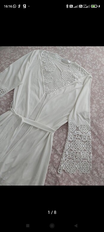 Sabahlıklı lohusa hamile gecelik takım - Görsel 6