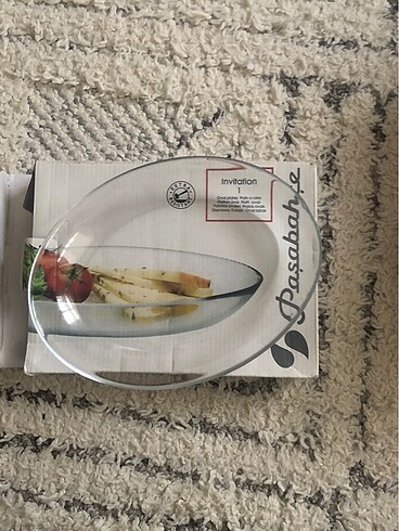 Paşabahçe en küçük boy oval servis tabağı