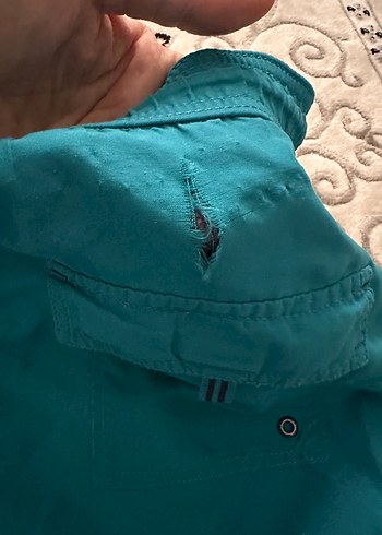 Mavi Fermuarlı Erkek Yüzme Şortu - Görsel 4