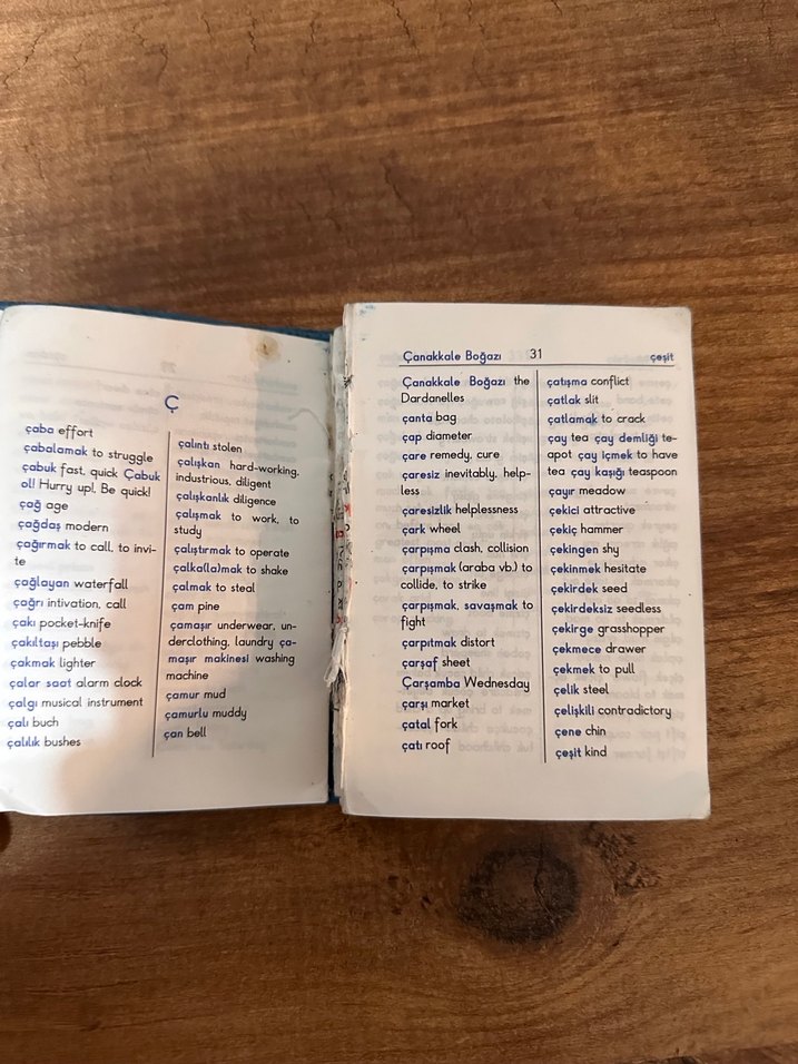 Türkçe-İngilizce Sözlük - Görsel 4