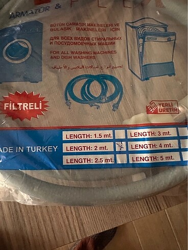 Beden gri Renk Makina hortumu
