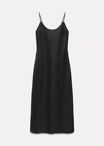 Zw Collection keten karışımlı askılı elbise