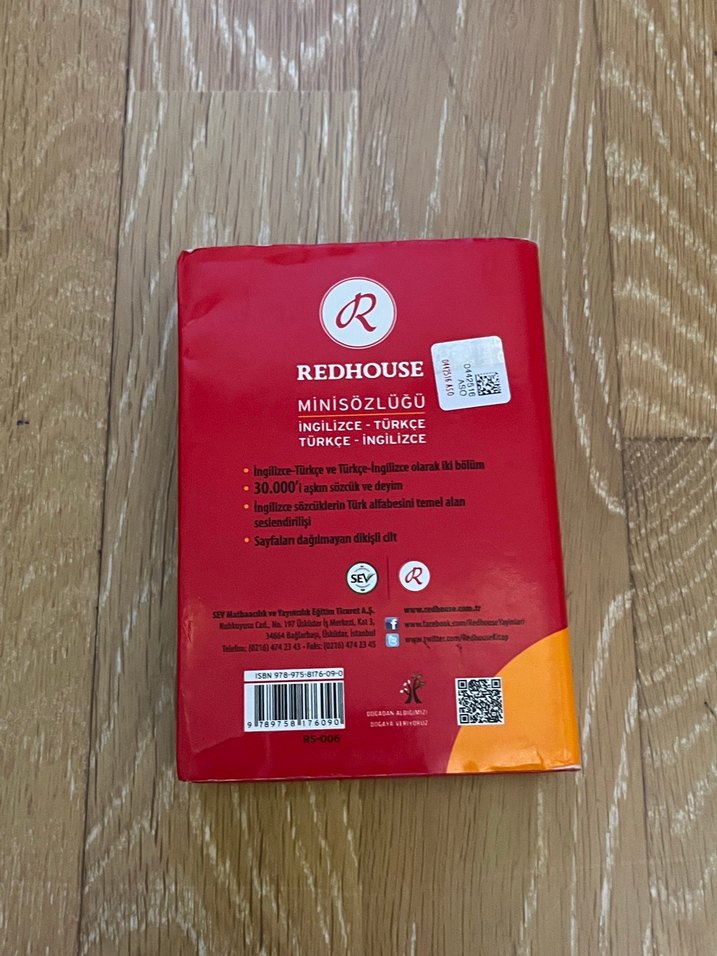 Redhouse İngilizce-Türkçe Mini Sözlük - Görsel 3