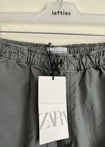 xs Beden Zara paraşüt lastikli kargo pantolon