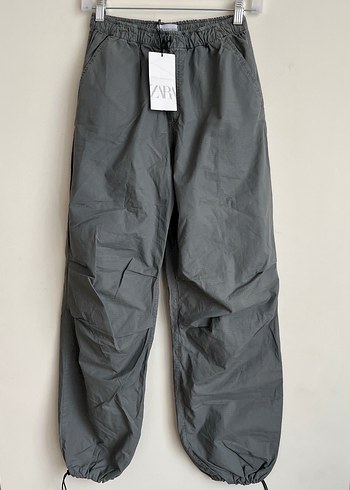 Zara paraşüt lastikli kargo pantolon