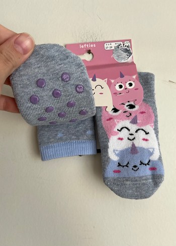 Zara Unicorn desenli polar kaymazlı çorap 4-5 yaş
