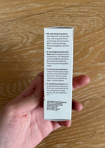  Beden Renk Essence pretty natural fondoten 050
