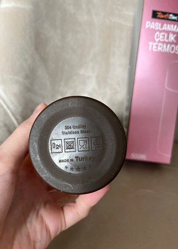 Tantitoni Bronz Paslanmaz Çelik Termos 500ml - Görsel 3