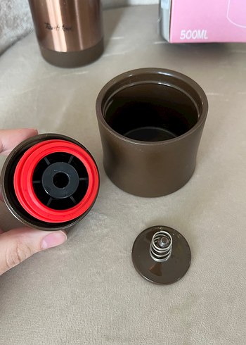 Tantitoni Bronz Paslanmaz Çelik Termos 500ml - Görsel 5