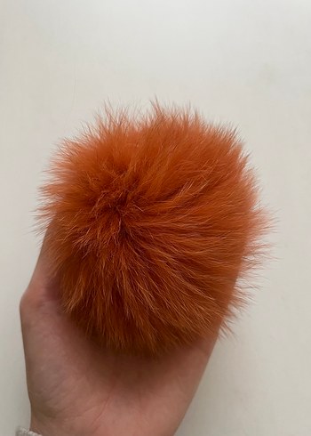 Peluş tüylü anahtarlık charm - Görsel 3