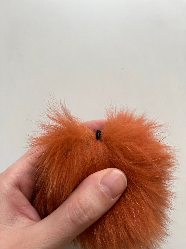 Peluş tüylü anahtarlık charm - Görsel 4