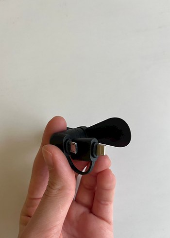 Usb-c fan mini soğutucu pervane - Görsel 3