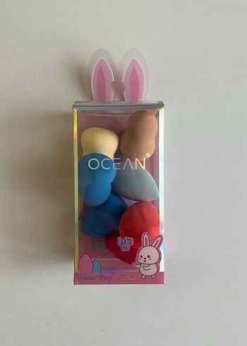 Ocean mini renkli makyaj süngeri 7li - Görsel 4