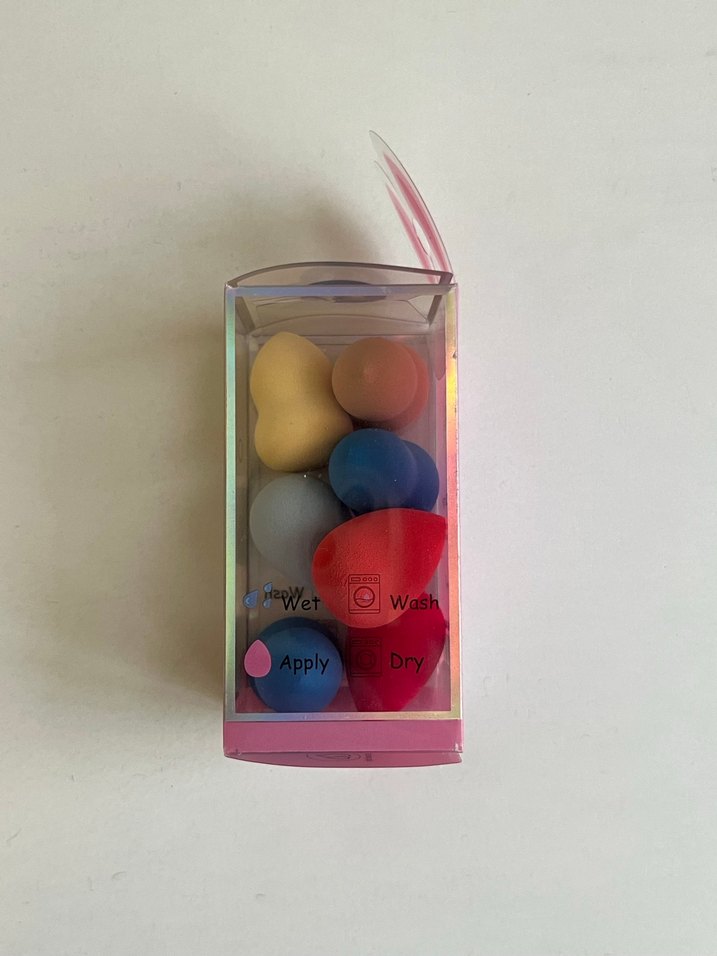 Ocean mini renkli makyaj süngeri 7li - Görsel 2