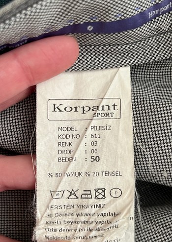 Erkek korpant bol pantolon 5xl 50 beden - Görsel 6