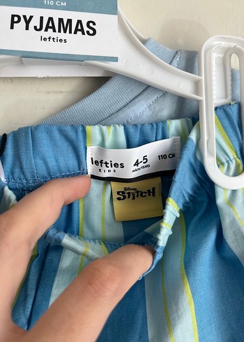 5 Yaş Beden Stitch şort t-shirt gözlük pijama takımı