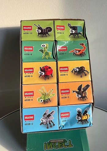 Beden Hayvan meyve böcek figürlü legolar