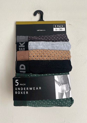 Erkek Çok Renkli Boxer 5'li Paket