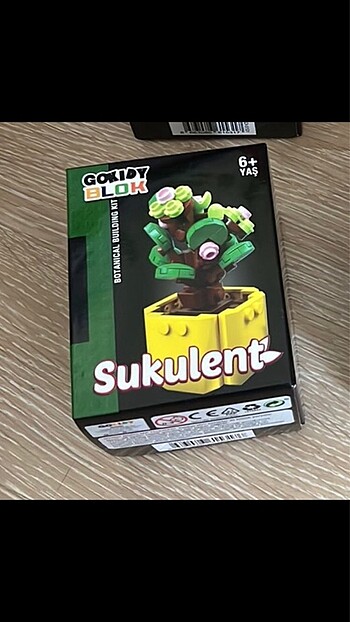 Gokidy blok saksı çiçek lego