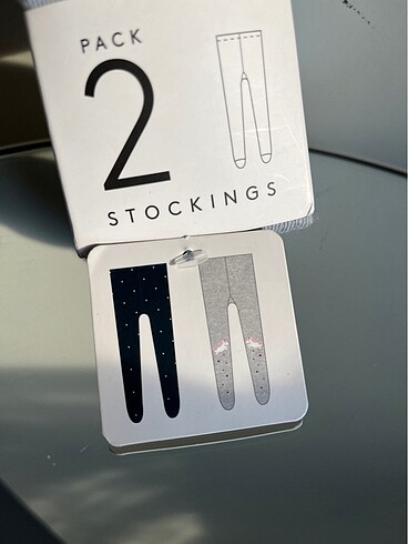 6-12 ay bebek külotlu çorap ikili - Görsel 3