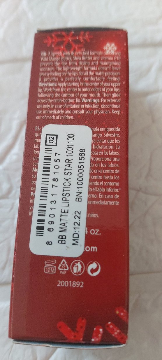 Farmasi Mat Ruj BB Krem Etkili Kırmızı - Görsel 2