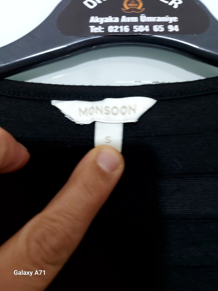 Kadın Siyah Pilili pamuk polyester Ceket - Görsel 3