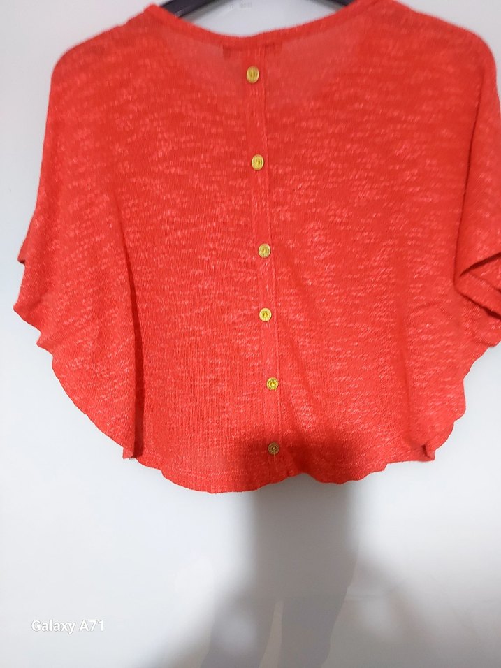 Kız Çocuk Kelebekli Kısa Kollu Tişört - Görsel 2