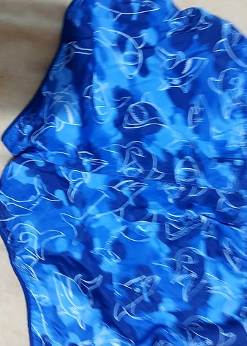 Zara Erkek Çocuk Mavi Bağlama Desenli Mayo 4 Yaş - Görsel 2