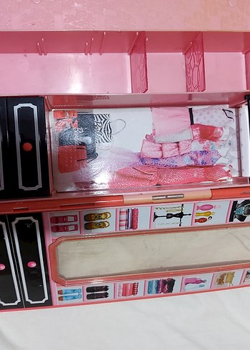 Pembe Barbie Oyuncak Dolap - Görsel 5