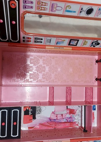 Pembe Barbie Oyuncak Dolap - Görsel 2