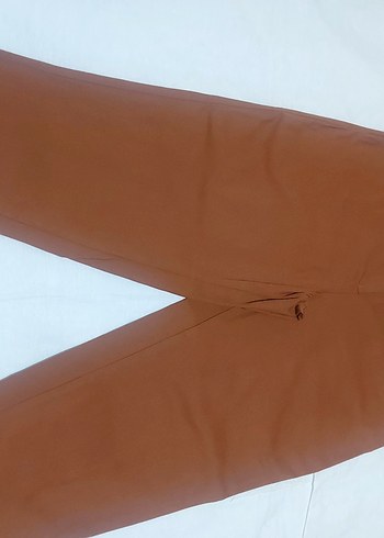 Kahverengi Kadın Süet Pantolon - Görsel 8