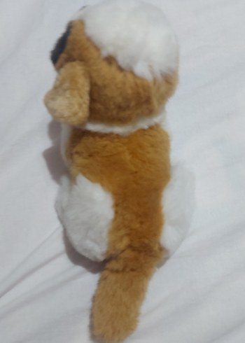 Beyaz ve Pastel Renkli Peluş Köpek Oyuncak - Görsel 3
