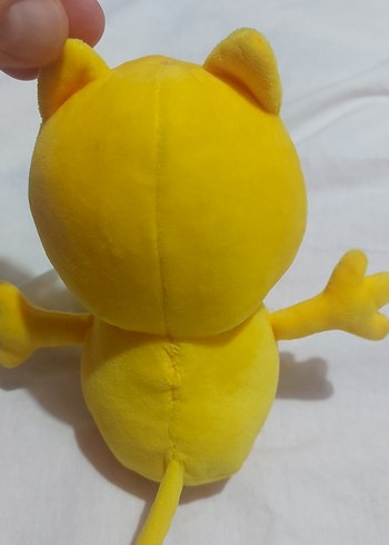 Sarı Renkli Peluş Oyuncak Kedi - Görsel 2